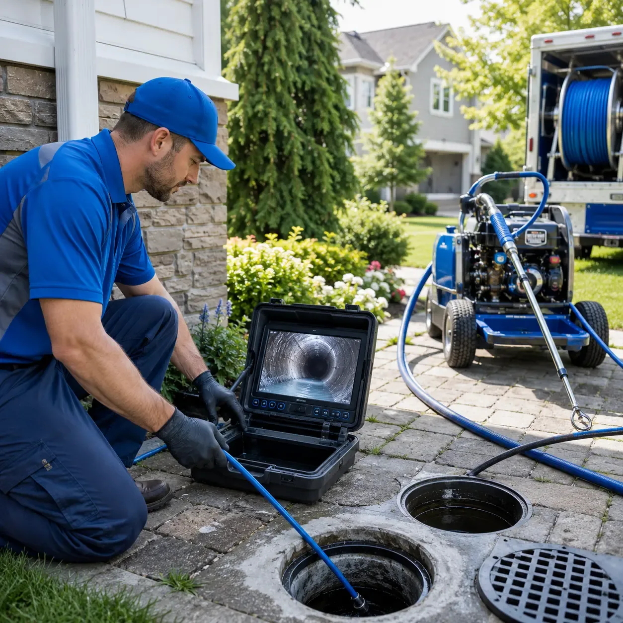 Outdoor drain cleaning professionals serving Ninnekah, OK